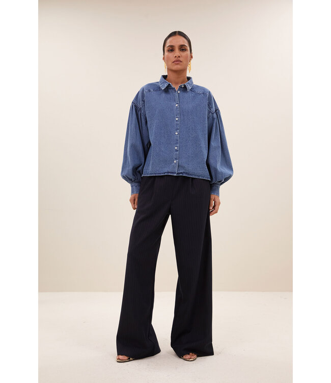 BY-BAR AMSTERDAM 25512013 Sarah denim blouse