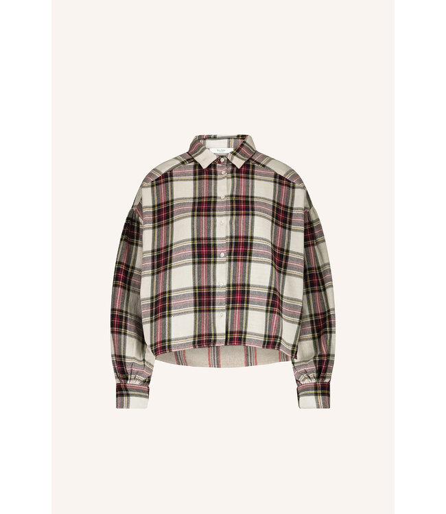BY-BAR AMSTERDAM 25512055 Sarah short check blouse