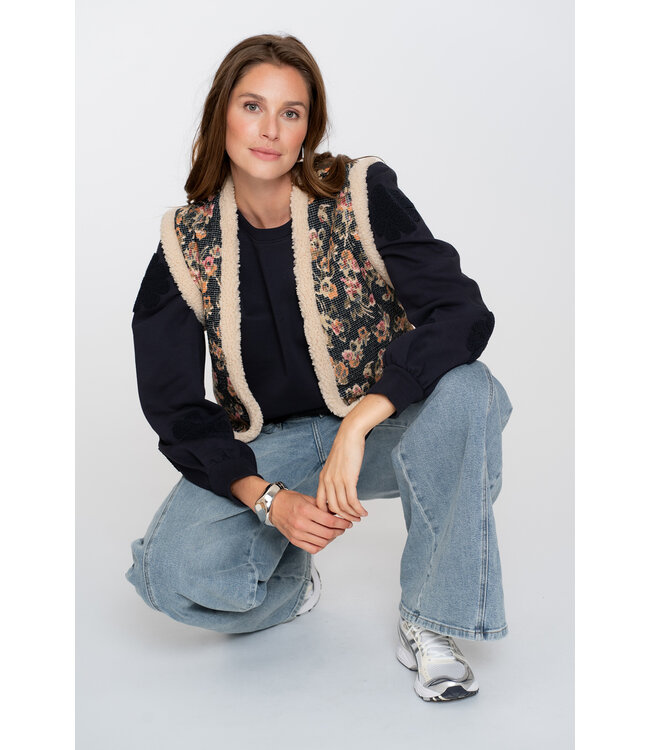 Geisha 55717-20 Gilet print