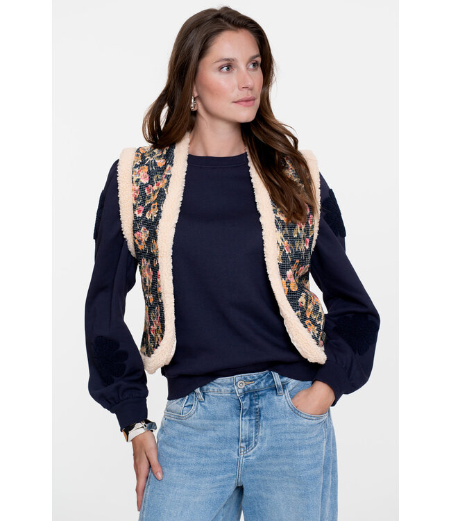 Geisha 55717-20 Gilet print