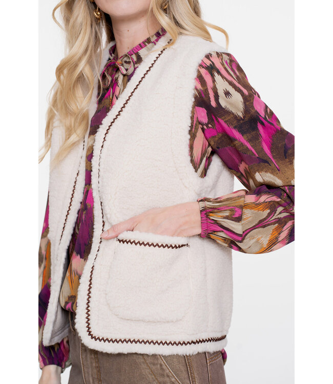 Geisha 55541-19 Gilet teddy embroidery