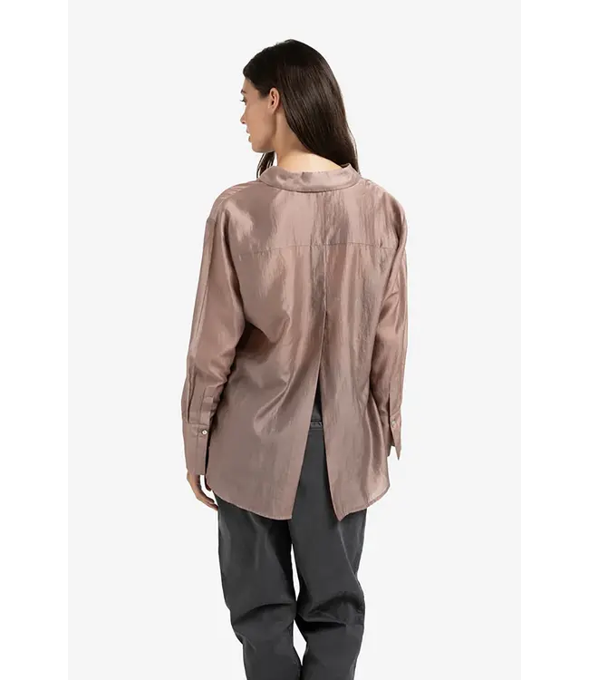 Yaya 01-201171-509 Sheer blouse with back slit