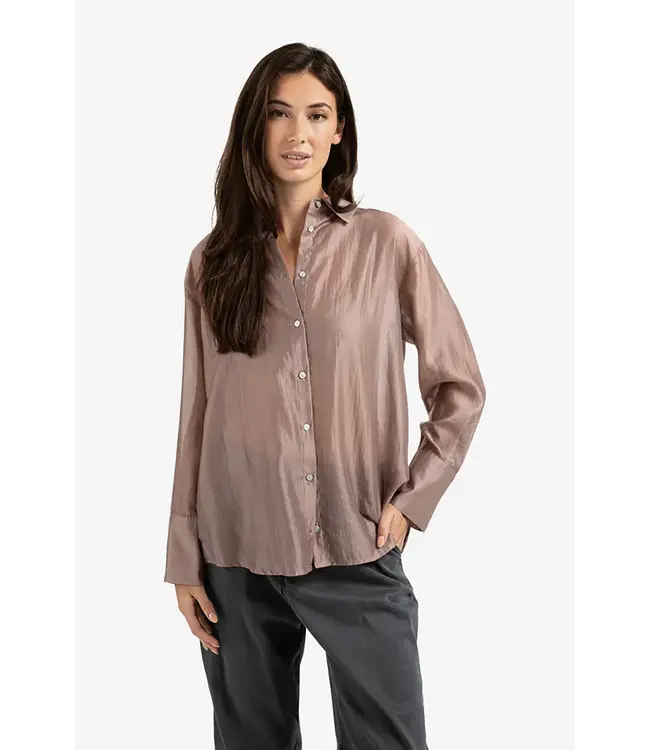 Yaya 01-201171-509 Sheer blouse with back slit
