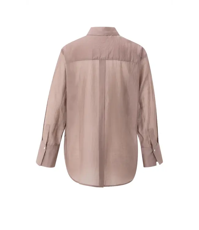 Yaya 01-201171-509 Sheer blouse with back slit