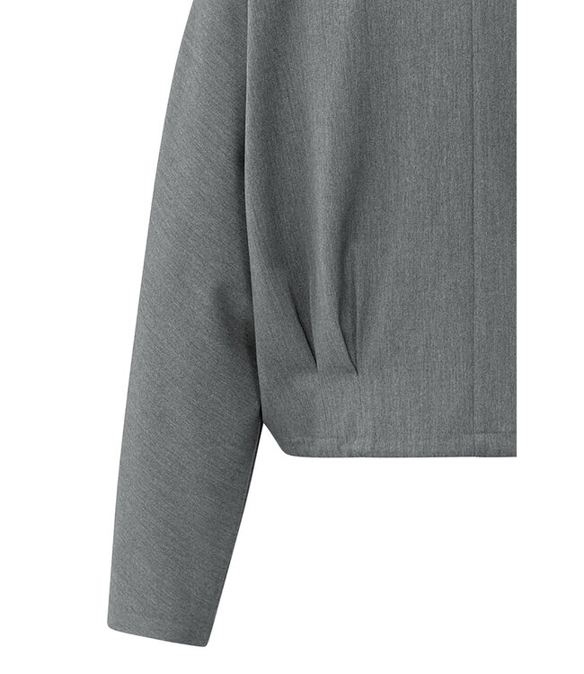 Yaya 01-201175-509 Blouse jacket with waist pleat