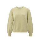 Yaya 01-000410-509 Rib mixed sweater ls