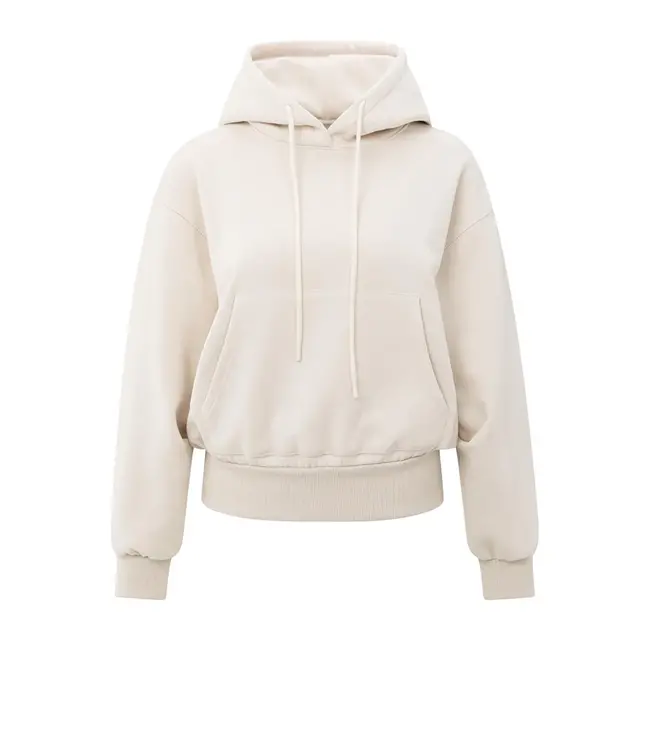 Yaya 01-109095-509 Hoodie with pleated bottom