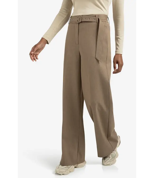 Yaya Woven wide leg trousers
