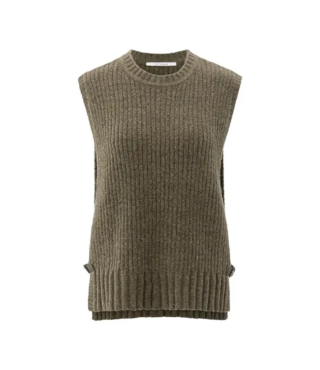 Yaya 01-000495-509 Rib stitch spencer