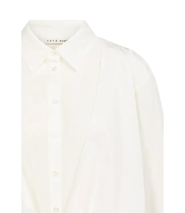 Yaya 01-201177-509 Layered blouse with knot