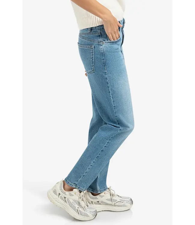 Yaya 01-311110-509 Mid waist boyfriend denim