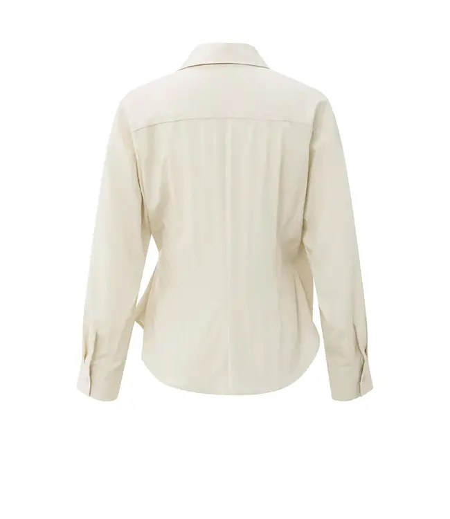 Yaya 01-201174-509 Fitted wrap blouse