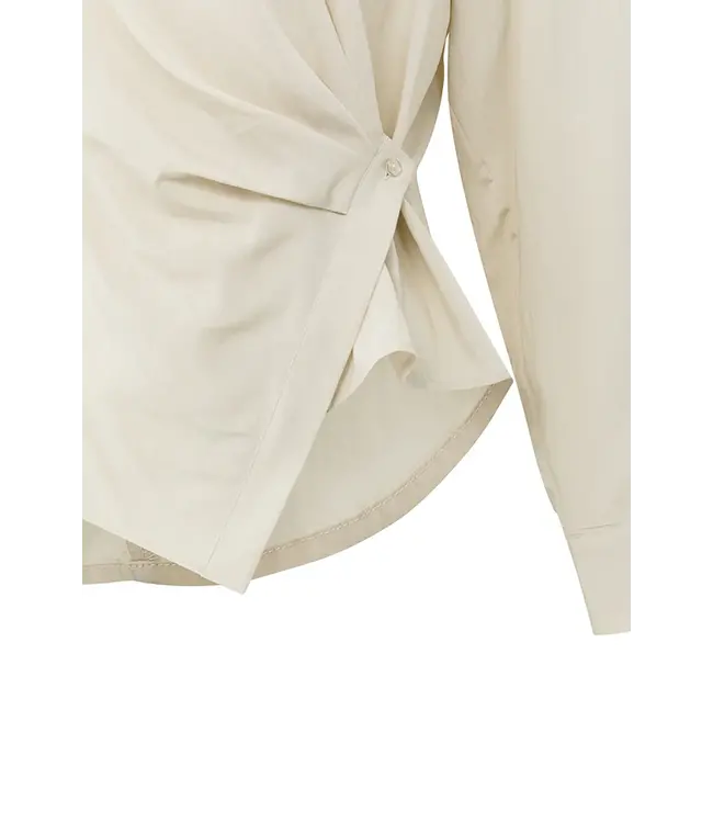 Yaya 01-201174-509 Fitted wrap blouse