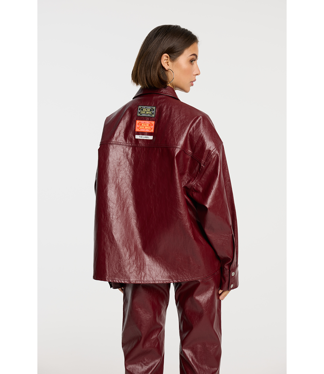 Alix the Label 2509412310 faux leather blouse