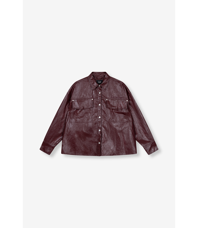 Alix the Label 2509412310 faux leather blouse