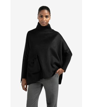 Yaya Wool mix poncho