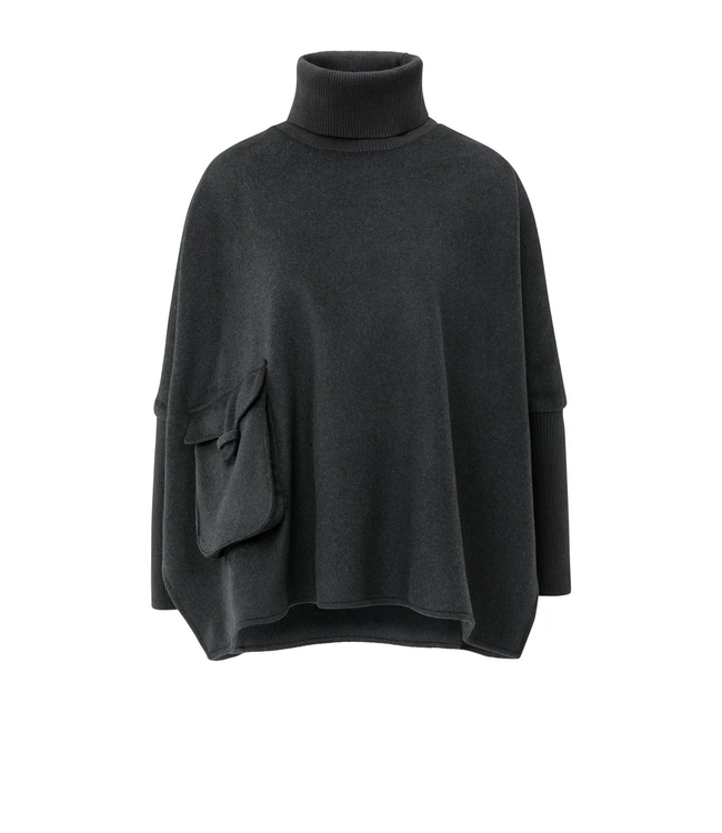 Yaya 03-521003-509 Wool mix poncho