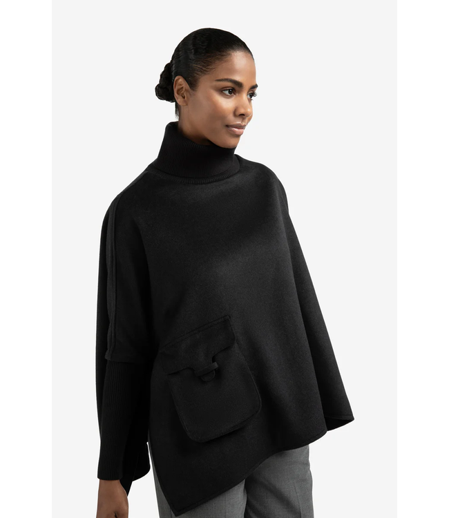 Yaya 03-521003-509 Wool mix poncho