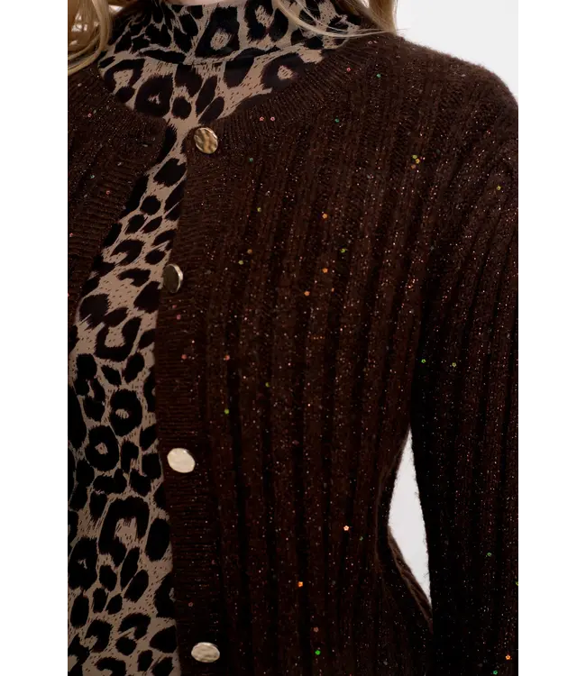 Geisha 54541-14 Cardigan lurex & sequinces