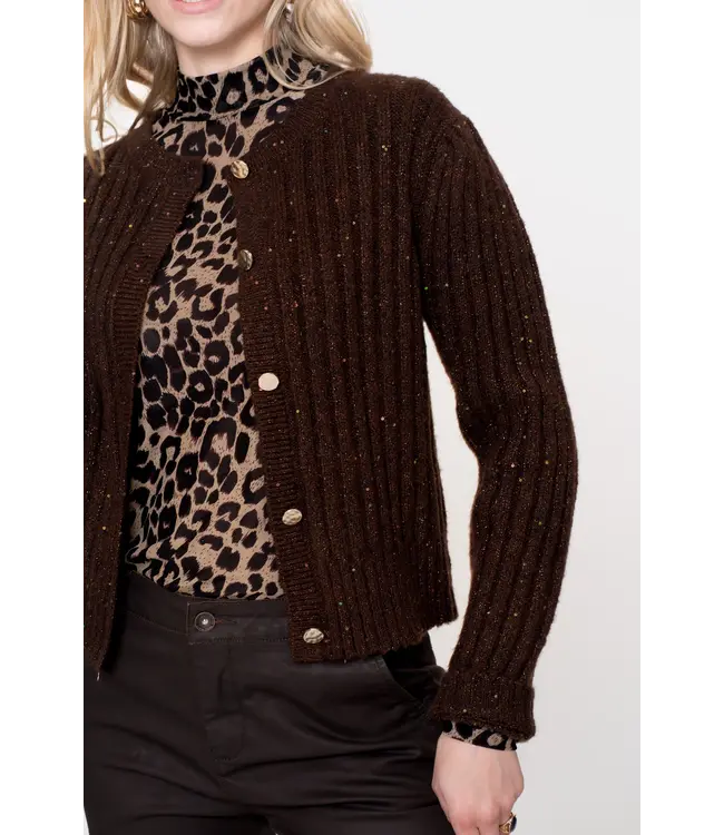 Geisha 54541-14 Cardigan lurex & sequinces