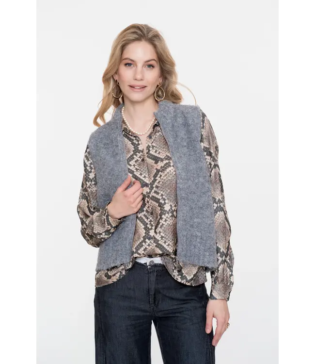 Geisha 54574-29 Pullover sleeveless with zipper