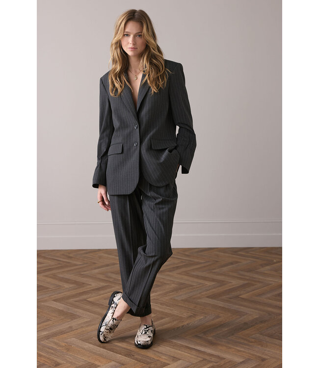Summum Woman 1s1263-12258 Blazer boyfriend Pinstripe