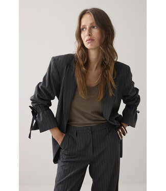 Summum Woman Blazer boyfriend Pinstripe