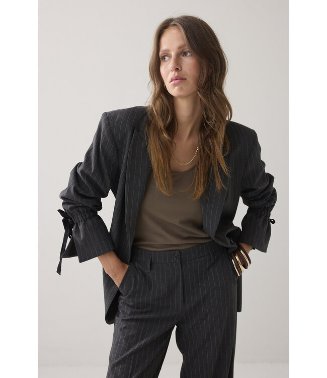 Summum Woman 1s1263-12258 Blazer boyfriend Pinstripe