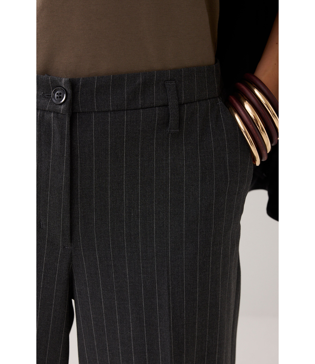 Summum Woman 4s2905-12258 Trousers wide leg Pinstripe