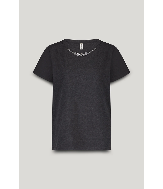 Summum Woman 3s5194-30724 T-shirt met necklace detail