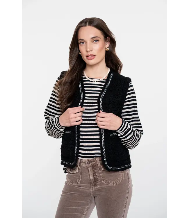 Geisha 55541-19 Gilet teddy embroidery