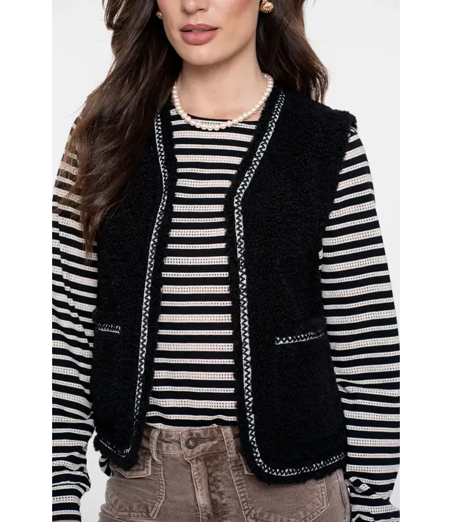 Geisha 55541-19 Gilet teddy embroidery