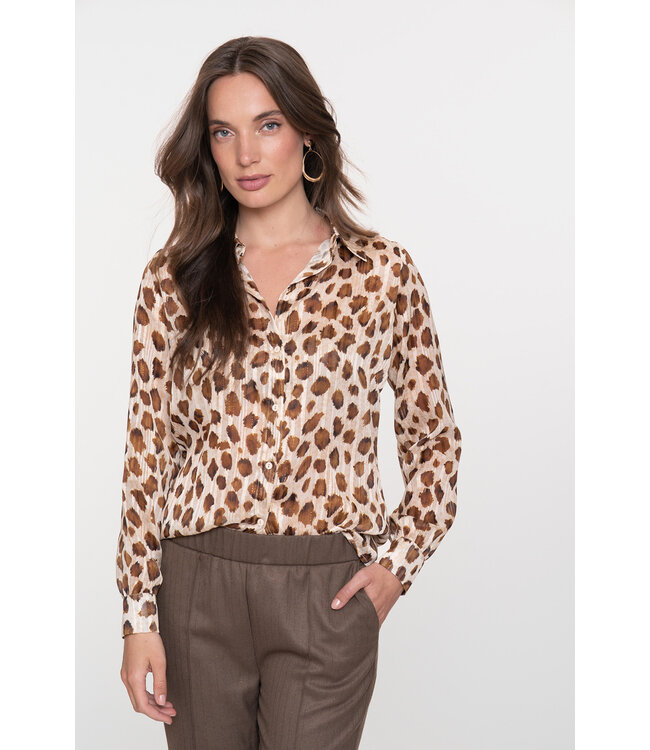 Geisha 53919-20 blouse panterprint