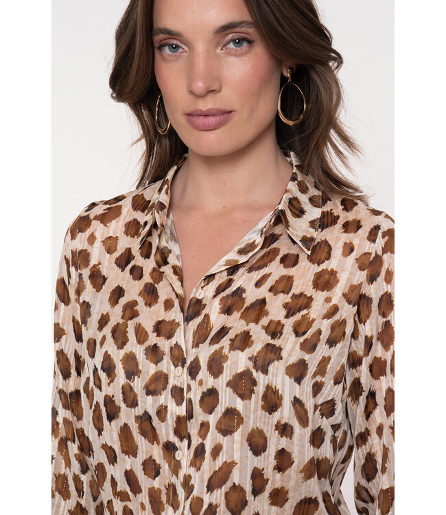 Geisha 53919-20 blouse panterprint