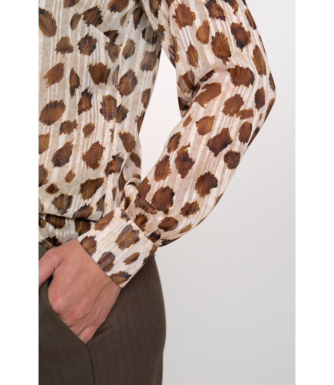 Geisha 53919-20 blouse panterprint