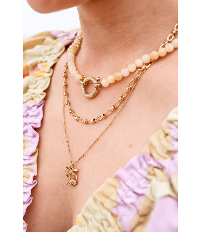 Label Kiki K.SK.182.1 Oval loop necklace