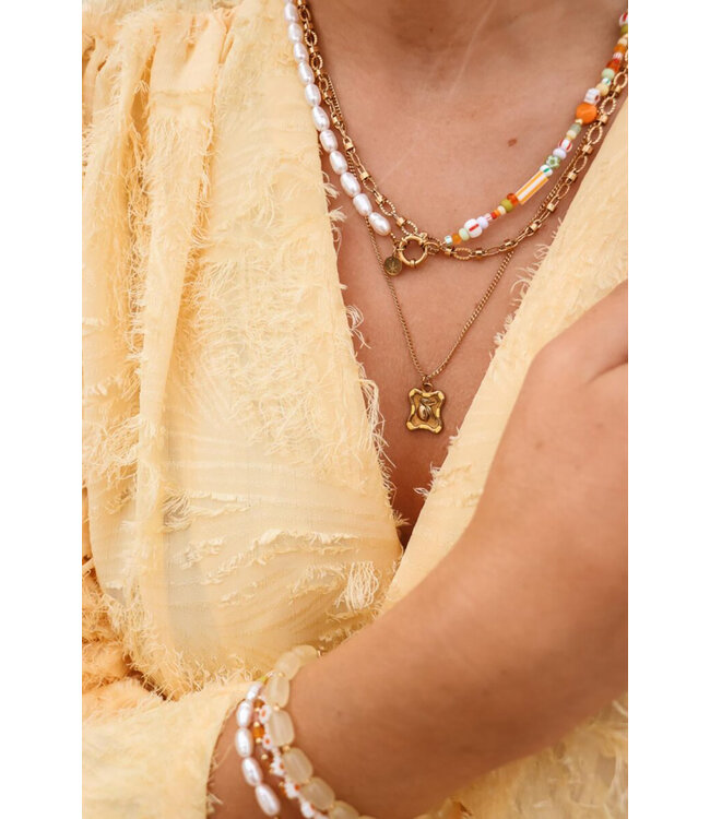 Label Kiki K.SK.182.1 Oval loop necklace