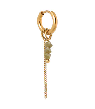 Label Kiki Chain Olive hoop