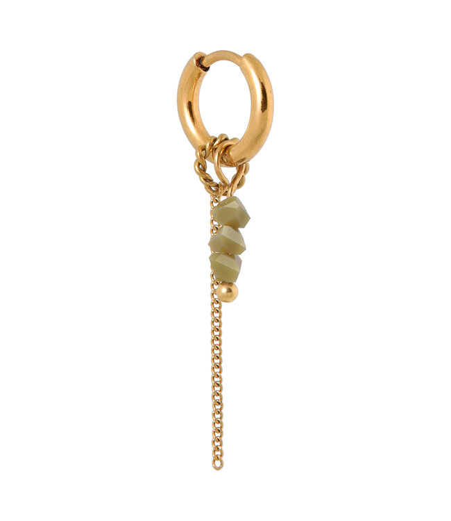 Label Kiki Chain Olive hoop