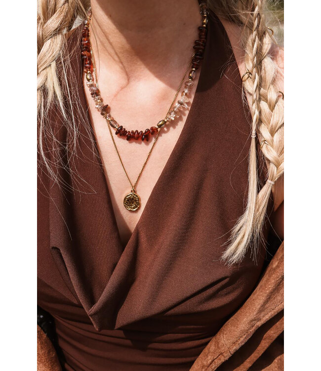 Label Kiki K.SK.214.1 Gold rush necklace