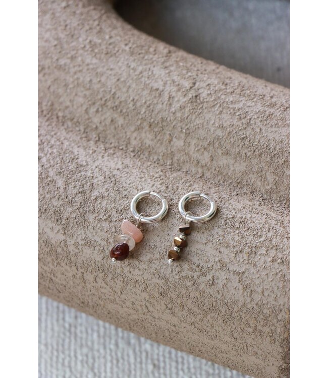 Label Kiki K.SH.319.2 Triple brown hoop