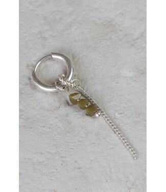 Label Kiki Chain olive hoop