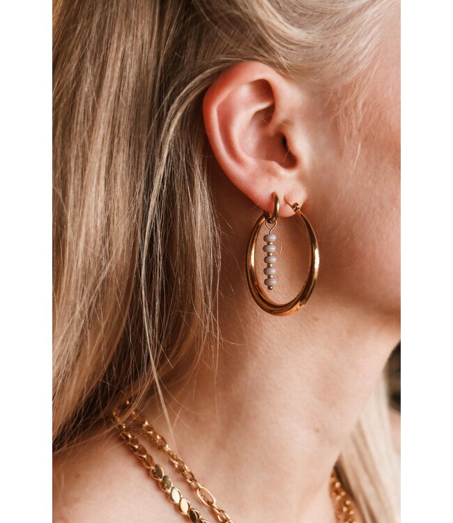 Label Kiki K.SH.348.1 Golden cirkel hoop