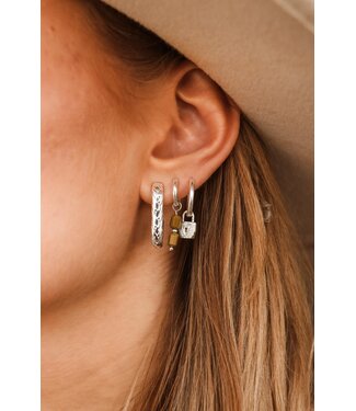 Label Kiki Oval braid hoop