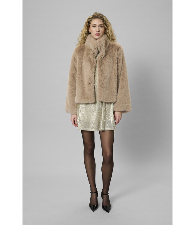 My Essential Wardrobe 10705189 Alexa Fur Jacket