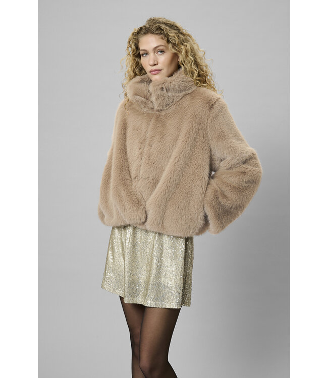 My Essential Wardrobe 10705189 Alexa Fur Jacket