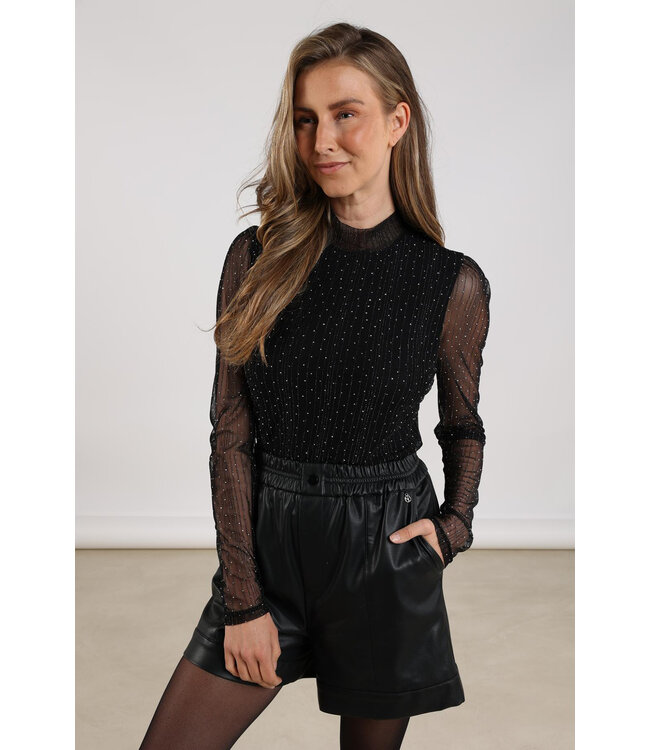 Nukus Puck Top Strass