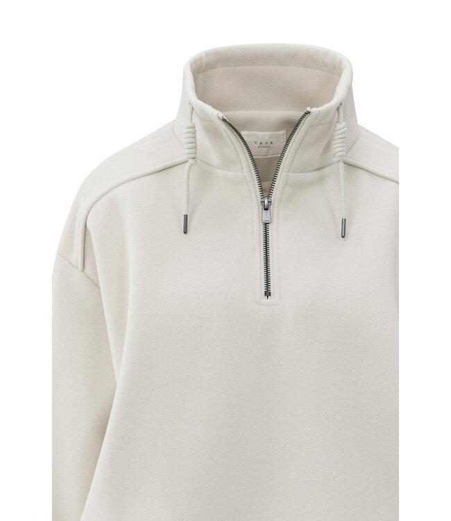 Yaya 01-109101-510 Sweater met ballonmouwen