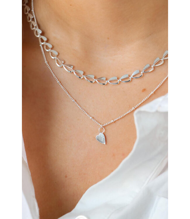 Label Kiki K.SK.171.2 Half heart necklace