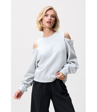 Catwalk Junkie Strass sweater with cut out